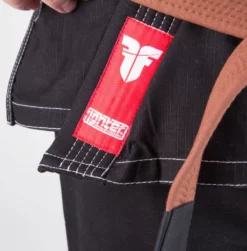 Fighter BJJ Gi Ripstop Uniform - Black, BJJBL-06
