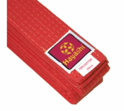 Hayashi Budo Belt - Red, 050-4 Uniforms & Gi