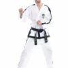 TopTen UNIFORMS TOP TEN ITF Taekwon-do Instructor Uniform - Premium Gold Dobok - White/Black, 16782-1