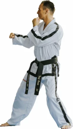 TopTen TOP TEN ITF Taekwon-Do Instructor Uniform - Diamond Polyester Dobok, 16781-1 UNIFORMS