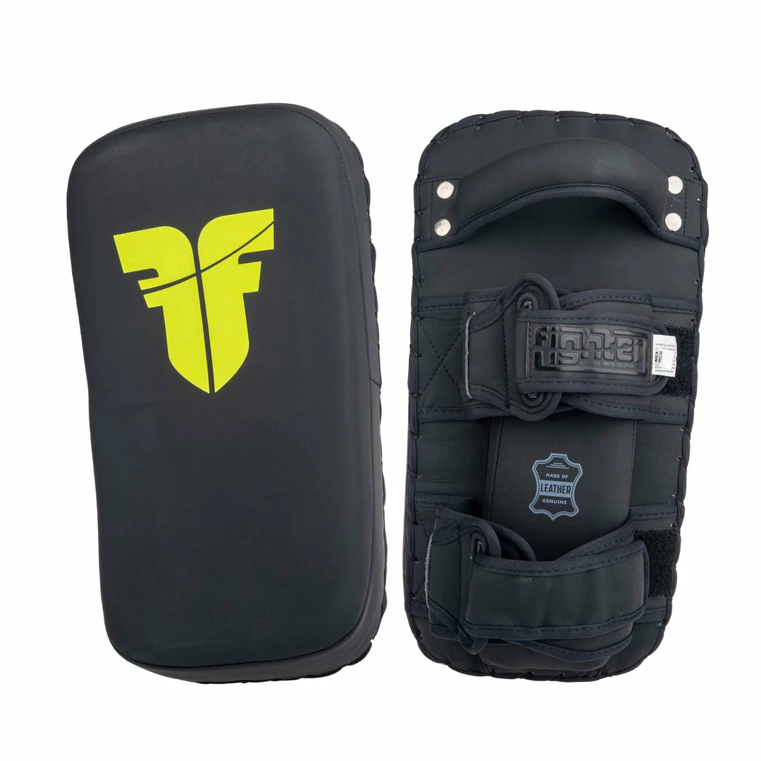 Fighter Thai Pads - Black/neon Yellow, FTP-001BNY TRAINING 3 Fighter Thai Pads - Black/neon Yellow, FTP-001BNY TRAINING