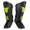 PROTECTION Fighter Shinguards Thai Classic - Black/neon Yellow, JE1573BNY