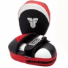OFFERS Fighter Medium Focus Mitts Leather - Black/white/red, FFMS-01