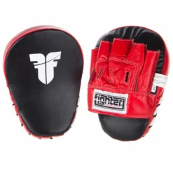 Fighter Small Focus Mitts - Leather - Black/red, JE1650FF TRAINING