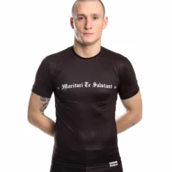 TopTen MMA TOP TEN Rashguard Morituri Te Salutant - Black/red, 1418-9