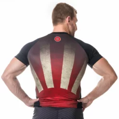 TopTen MMA Top Ten MMA SUNRISE Rashguard - Black/red, 1421-4 OFFERS