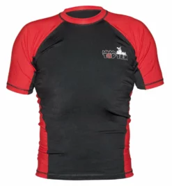 TopTen MMA OFFERS TOP TEN Rash Guard Short Sleeve - Black/red, 1415-9