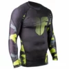 OFFERS Rashguard Fighter Long Sleeves - Black/Camo, FRG-01