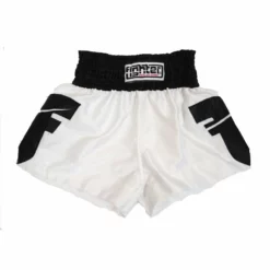 OFFERS Fighter Thai Shorts - White/black, F010