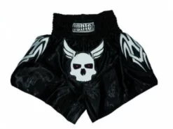 Fighter Thai Trunks Skull - Black/white, F003 OFFERS