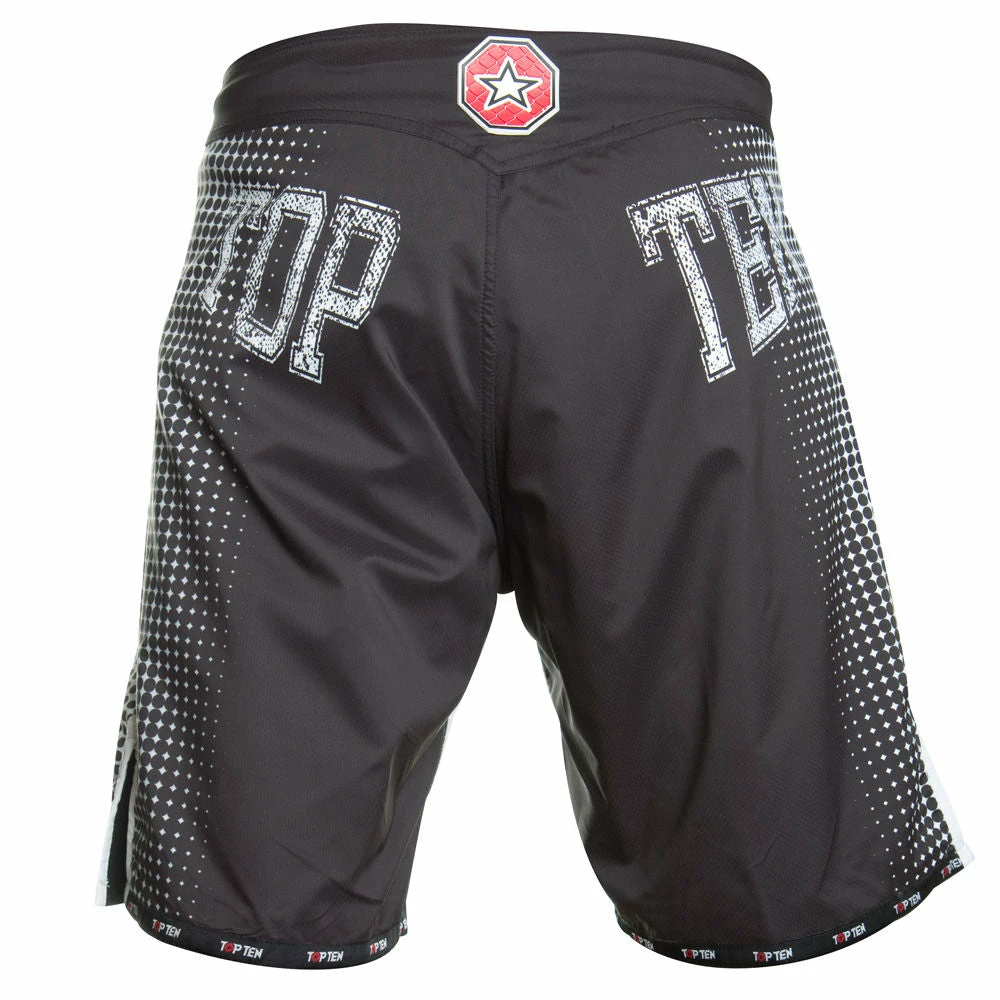 TopTen MMA TOP TEN MMA Shorts Gradient - White/black, 1870-9 4 TopTen MMA TOP TEN MMA Shorts Gradient - White/black, 1870-9