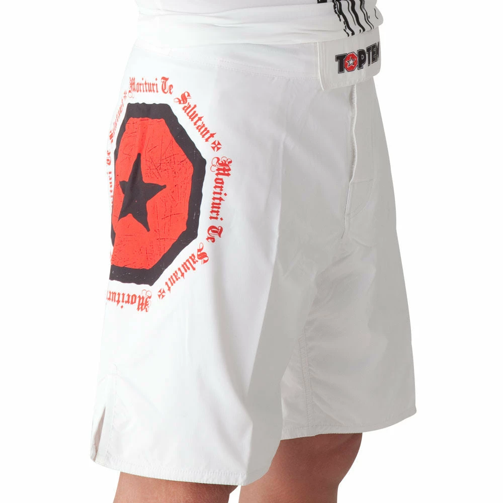 TopTen MMA OFFERS TOP TEN MMA Shorts Morituri Te Salutant White/red, 1873-1 3 TopTen MMA OFFERS TOP TEN MMA Shorts Morituri Te Salutant White/red, 1873-1
