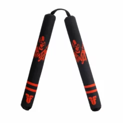 Fighter Soft Ninja Nunchaku - Black/red
