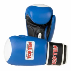 TopTen Top Ten Official WAKO Competition Kickboxing Gloves - Blue