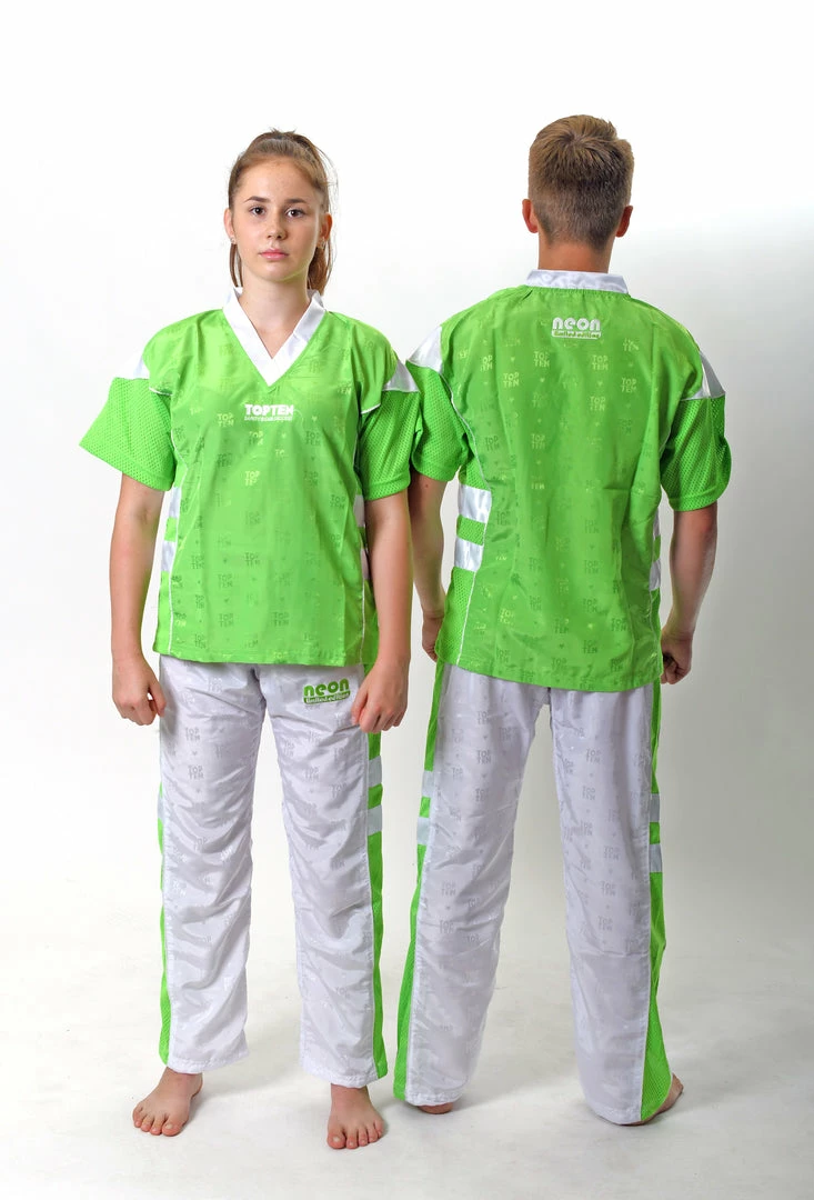 TopTen OFFERS Fight TOP TEN Uniform - Neon Green/white, 1681-15 4 TopTen OFFERS Fight TOP TEN Uniform - Neon Green/white, 1681-15