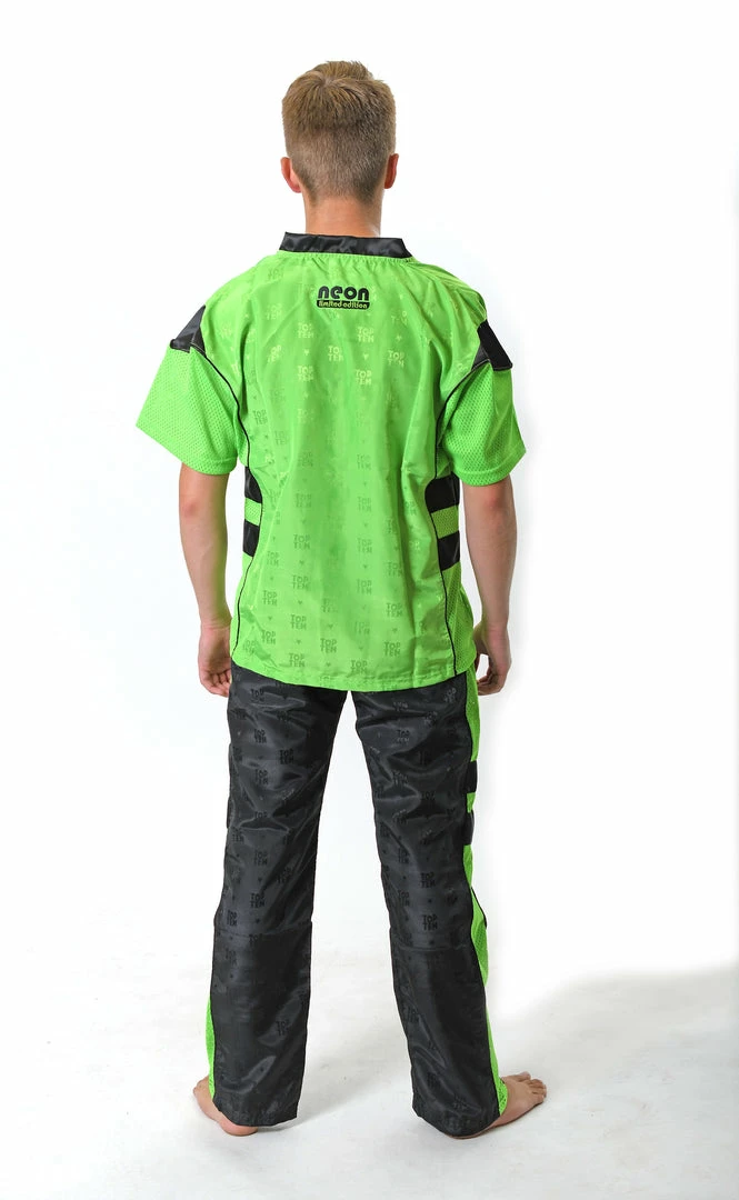 TopTen OFFERS Fight Suit TOP TEN -uniform- Neon Green/black, 1681-51 4 TopTen OFFERS Fight Suit TOP TEN -uniform- Neon Green/black, 1681-51
