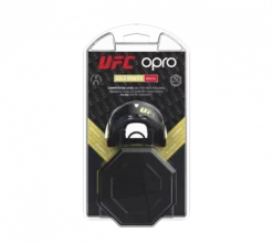 OPRO UFC GOLD Mouth Guard FOR BRACES - Black/ 002262001