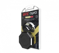 OPRO UFC GOLD Mouth Guard FOR BRACES - Black/ 002262001