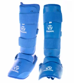Hayashi WKF Foot And Shin Protection - Blue, 343-6