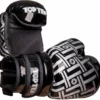 TopTen TOP TEN Glossy Black/White Prism Pointfighter Open-Hand Gloves