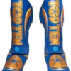 TopTen TOP TEN Shin And Instep Guard “Lowkick” WAKO - Blue, 32194-6 PROTECTION