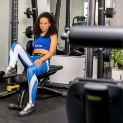 Fighters Inc. - Martial Arts Equipment Top Ten Workout Leggings WAKO - Blue