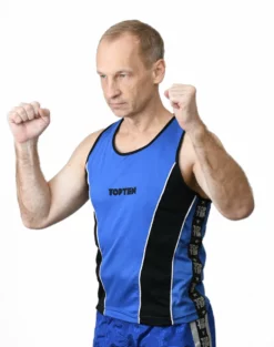 TopTen Boxing Tank Top Winner - Blue/black, 0901 Blue